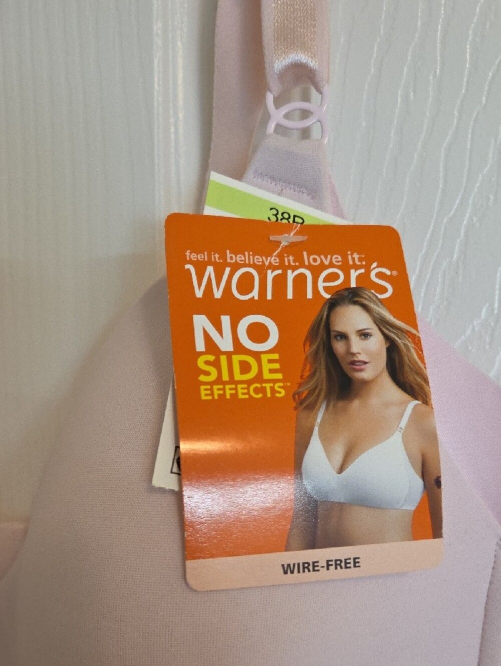 Warner's Wire-Free Light Pink Smooth Molded Bra - Picture 2 of 4
